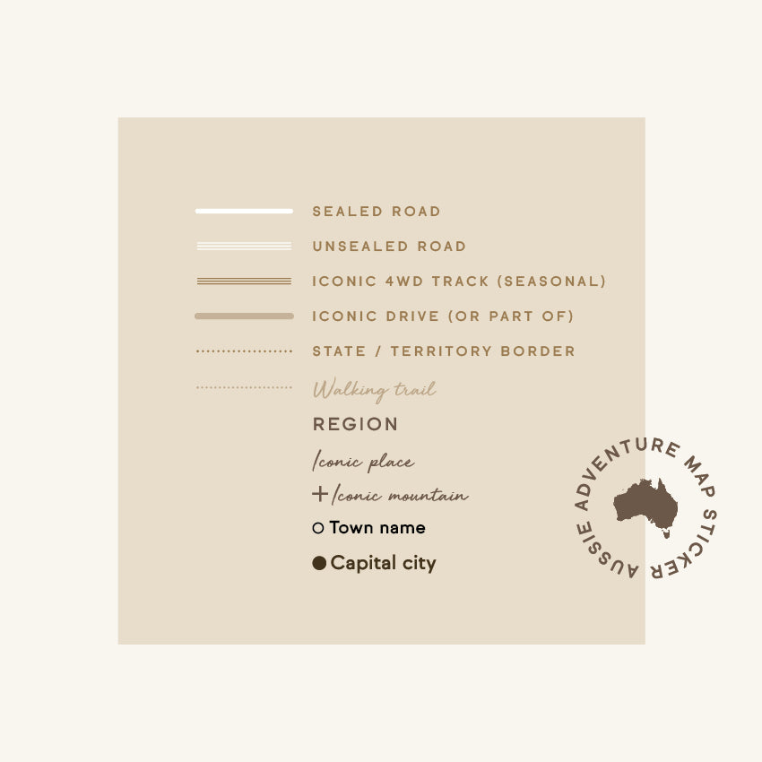 Aussie Adventure Planning Map