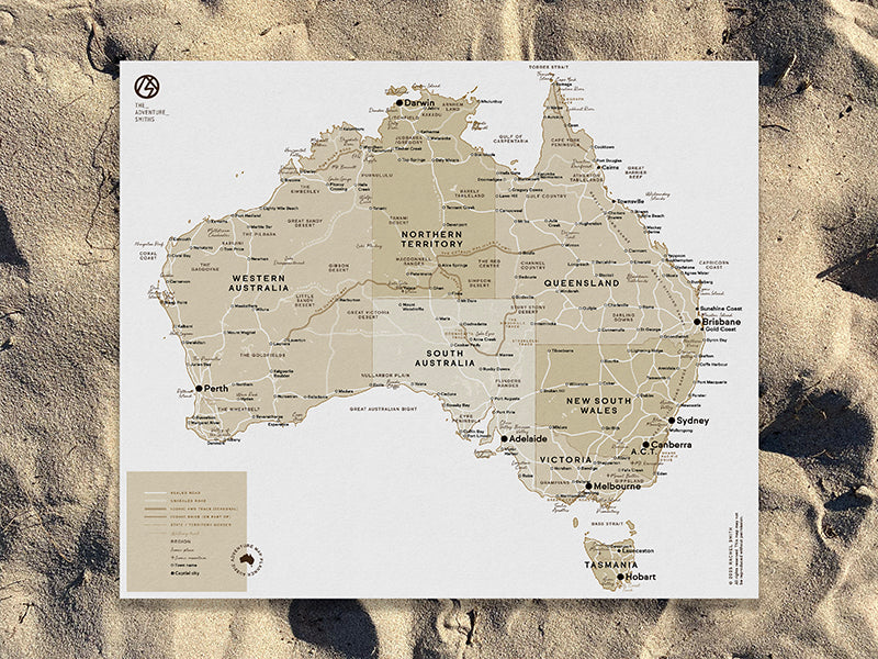 Aussie Adventure Planning Map