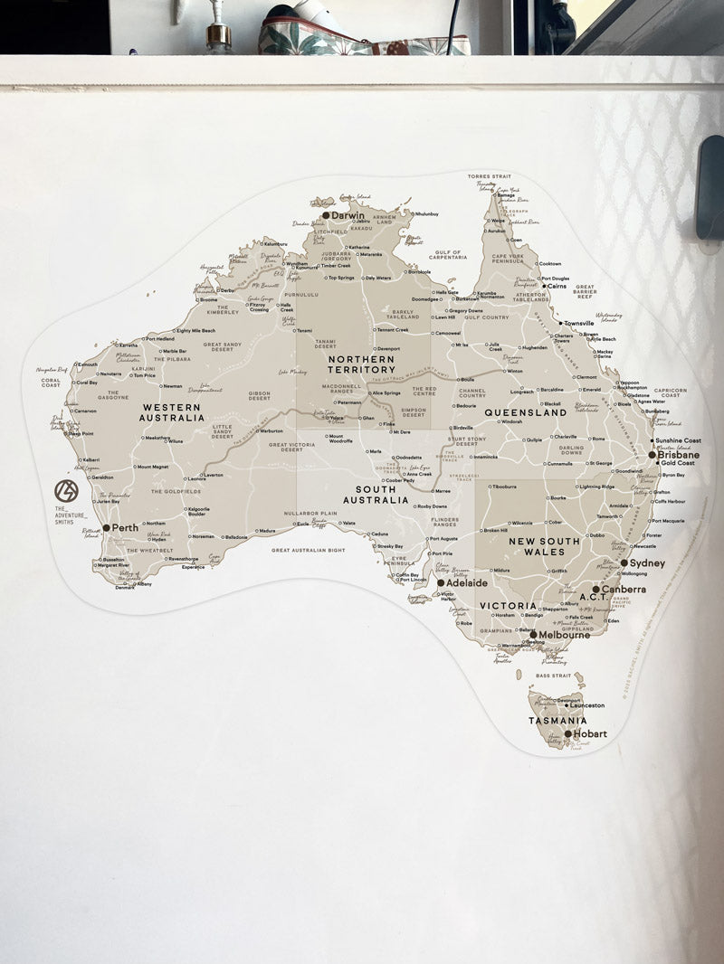 Aussie Adventure Sticker Map