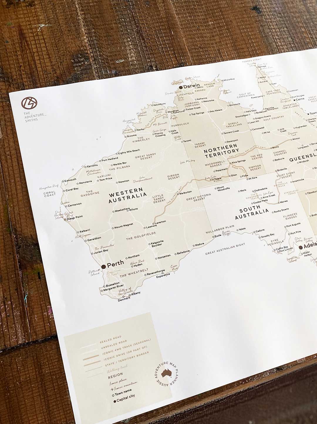 Aussie Adventure Planning Map