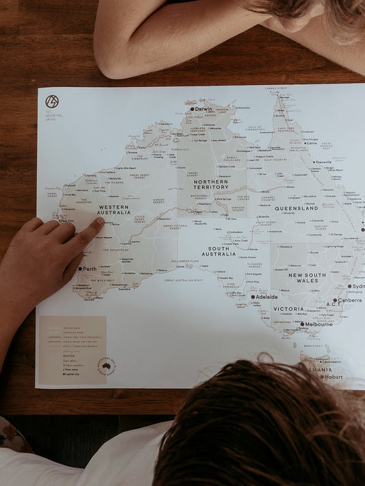 Aussie Adventure Planning Map