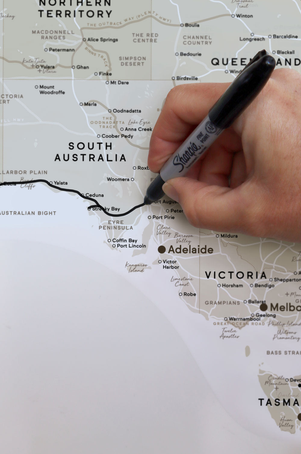 Aussie Adventure Sticker Map