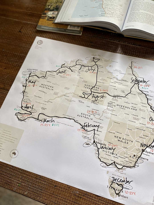Aussie Adventure Planning Map